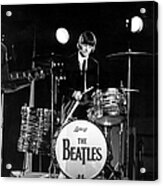 Ringo Starr And His Drumset In The 1960s Acrylic Print