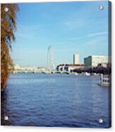 River Thames London Acrylic Print
