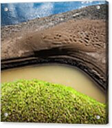Riverbank Colors And Curves Acrylic Print