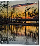 Riverside Sunset Acrylic Print