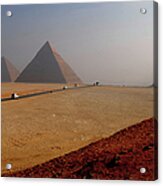 Road To Great Pyramids Acrylic Print