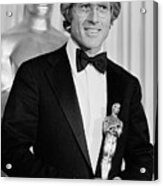 Robert Redford Holding Oscar Acrylic Print