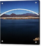 Roosevelt Lake Bridge Arizona Acrylic Print