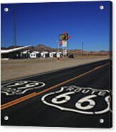 Route 66 - Mojave Desert 2012 #2 Acrylic Print