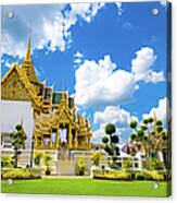 Royal Palace In Bangkok Thailand And Acrylic Print