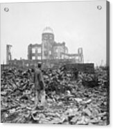 Ruins Of Hiroshimas Museum Of Science Acrylic Print