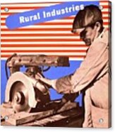 Rural Industries Rural Electrification Administration, U.s Acrylic Print