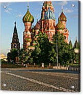 Russia, Moscow, St. Basils Cathedral Acrylic Print