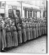 Russia Youngsters As Soldiers Acrylic Print