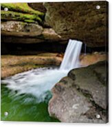 Sabbaday Falls In The White Mountain National Forest I Acrylic Print