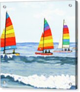 Sail Colors Acrylic Print