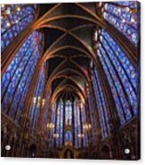 Sainte-chapelle Stained Glass - Paris - France Acrylic Print