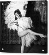 Sally Rand In Famous Fan Dance Acrylic Print