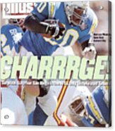 San Diego Chargers Natrone Means... Sports Illustrated Cover Acrylic Print