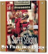 San Francisco 49ers Jerry Rice, Super Bowl Xxix Sports Illustrated Cover Acrylic Print