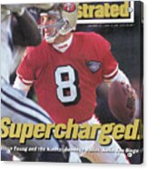 San Francisco 49ers Qb Steve Young, 1995 Nfc Championship Sports Illustrated Cover Acrylic Print