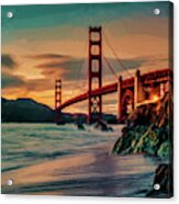 San Francisco Golden Gate Bridge - Dwp1096506 Acrylic Print