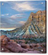 Sandstone Cliff, Kodachrome Basin State Park, Utah Acrylic Print