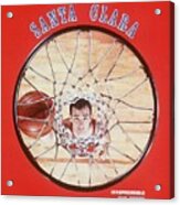 Santa Clara Bud Ogden Sports Illustrated Cover Acrylic Print