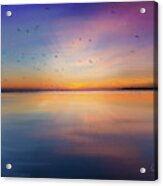 Sapphire Sunset Acrylic Print