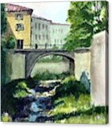 Bridge In Italy Acrylic Print