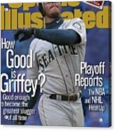 Seattle Mariners Ken Griffey Jr... Sports Illustrated Cover Acrylic Print