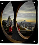 Seattle - Tourist Eyes Acrylic Print