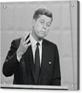 Senator John F. Kennedy Speaking Acrylic Print