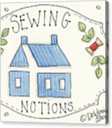 Sewing Notions Acrylic Print