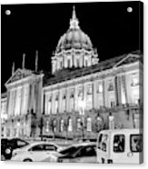 Sf City Hall Bw Acrylic Print