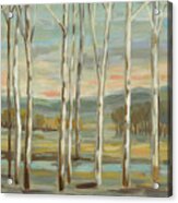 Silver Forest Acrylic Print