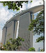 Singapore, Singapore - Marina Bay Sands Hotel Acrylic Print