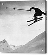 Ski Jumping Acrylic Print