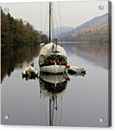 Small Boats & Reflections, Loch Oich Acrylic Print