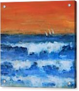 Solace By The Sea 2 Acrylic Print