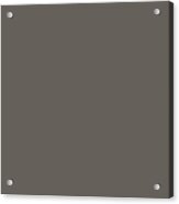 Solid Gray For Matching Home Decor Pillows And Blankets Acrylic Print