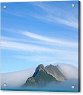 South Georgia, Cirrus Clouds Over Acrylic Print