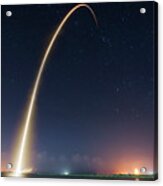 Spacex The Privately Funded Aerospace Acrylic Print