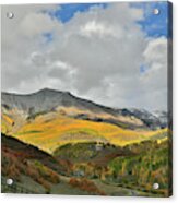 Spotlight On Fall Colors Above Telluride Acrylic Print