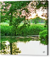 Spreewald Summer Evening Acrylic Print