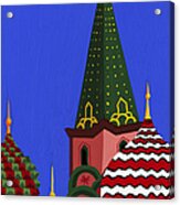 St. Basils Cathedral, Red Square Acrylic Print
