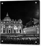 Vatican At Night Acrylic Print