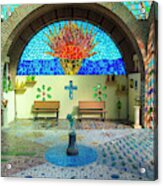Stained Glass Factory In Cabo Acrylic Print