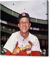 Stan Musial At Polo Grounds Acrylic Print