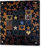 Star Heart Series #3 By Whitehouse-holm Acrylic Print