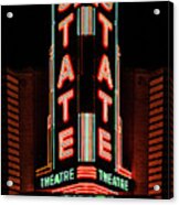 State Theater Acrylic Print