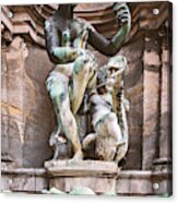 Statue Of Woman And Child Acrylic Print