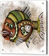 Steampunk Fish Acrylic Print