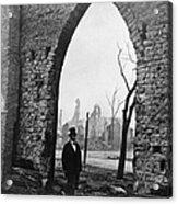 Stone Arch Of Church After Chicago Acrylic Print