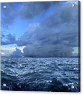Stormy Day On Sea Acrylic Print